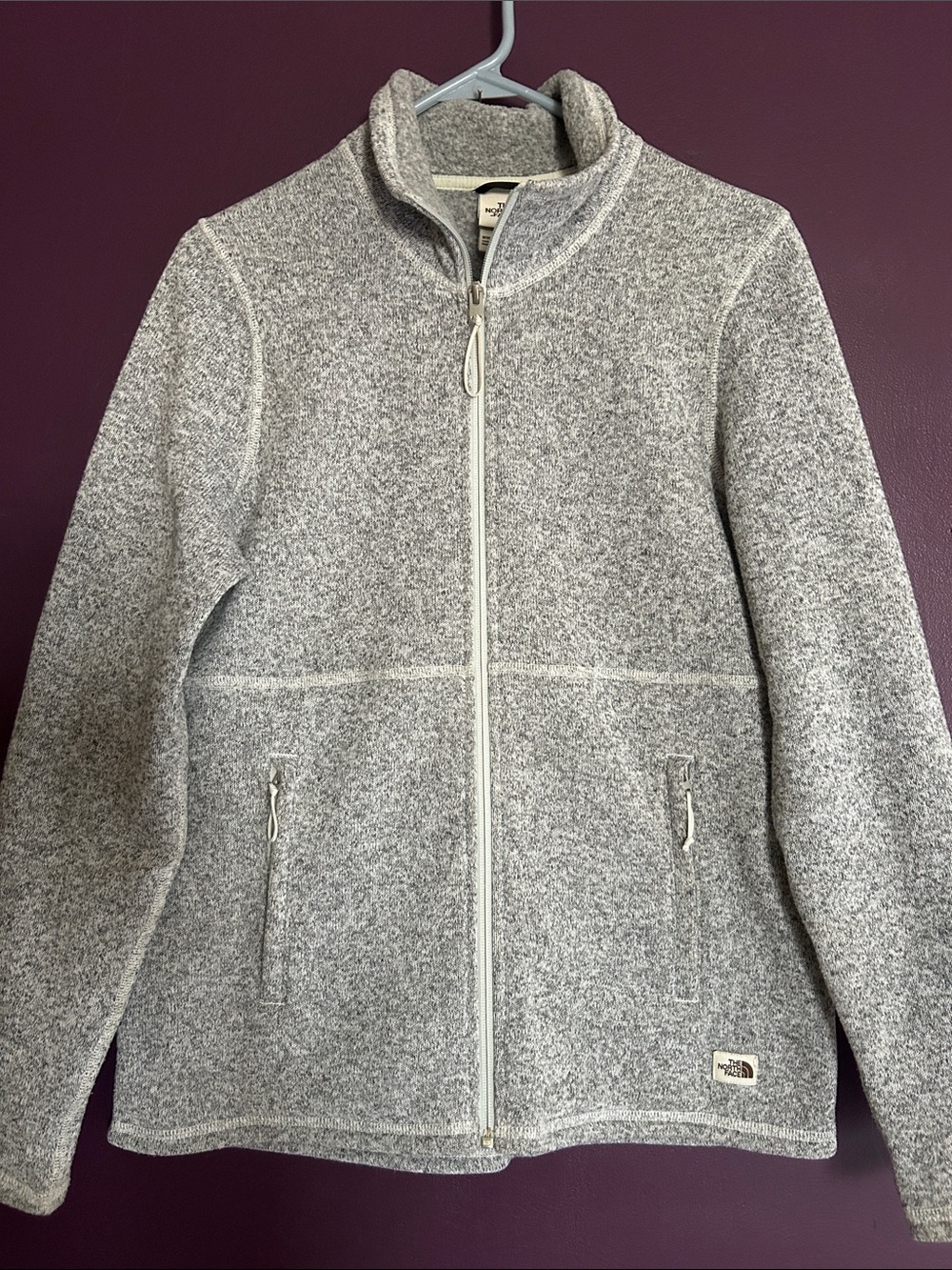 North Face full zip sweater jacket☑️☑️